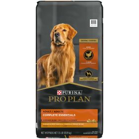 Purina Pro Plan Complete Essentials for Adult Dogs Chicken Rice 35 lb Bag