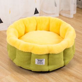 Cat Nest Four Seasons Universal Removable And Washable Kennel (Option: Green-L)