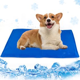 Dog Cooling Mat, Pet Cooling Mat For Dogs And Cats, Pressure Activated Dog Cooling Pad, No Water Or Refrigeration Needed, Non-Toxic Gel (Option: 50x90cm)