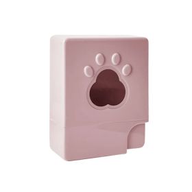 Outdoor Portable Mini Pet Feeder (Option: Pink-35mmx95mmx78mm)