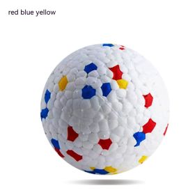 Pet Ball High Rebound Bite-resistant Dog Toy (Option: Red Yellow Blue-Small Size)