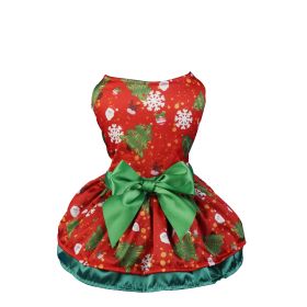 Holiday Personality Party Dress Up Pet Clothes (Option: Snowflake Christmas Tree-M)