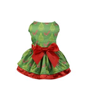 Holiday Personality Party Dress Up Pet Clothes (Option: Christmas Green-M)