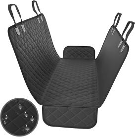 Waterproof Car Pet Kennel Rear Seat Cushion (Option: Black-54x 58 Inches)