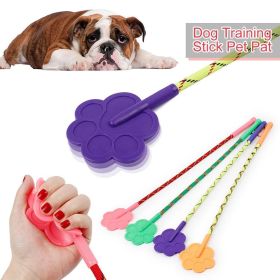 Lightweight Rubber Training Lovely Pet Pat Dog Toy Stick Correct Bad Habits Dogs Whip Trainer Punishment Device Dogs Accessories (Color: Orange, size: 62cm)