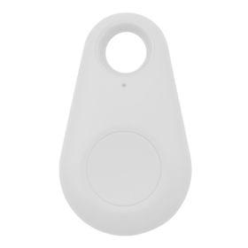 1pc Smart Mini GPS Finder BT Tracer Pet Kids GPS Locator Tag Alarm Wallet Key Tracker (Color: White, size: One-size)