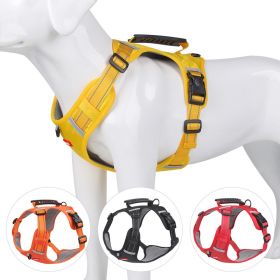 No Pull Pet Harness For Dog & Cat; Adjustable Soft Padded Large Dog Harness With Easy Control Handle (Color: Red, size: S)