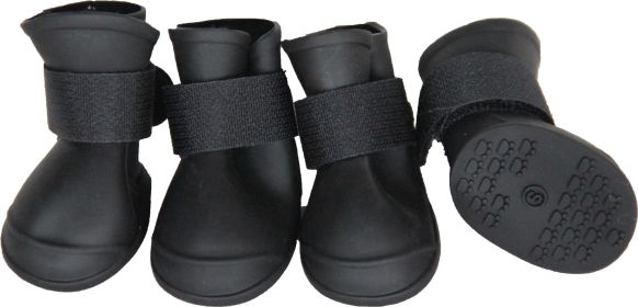 Elastic Protective Multi-Usage All-Terrain Rubberized Dog Shoes (size: medium)