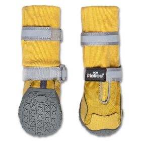 Dog Helios 'Traverse' Premium Grip High-Ankle Outdoor Dog Boots (Color: Yellow, size: X-Large)