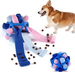 Pet Toy Pet Sniffing Ball Interactive Toy (Option: Pink Blue-15X15X15CM)