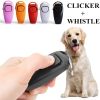 Dog Whistle Clicker; Dog Training Whistle; Dog Behavior Training Tool With Keychain