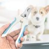 Pet claw Care Professional Pet Cat Dog Nail Clipper Cutter With Sickle Stainless Steel Grooming Scissors Clippers for Pet Claws