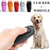 Dog Whistle Clicker; Dog Training Whistle; Dog Behavior Training Tool With Keychain