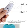 Dog Whistle Clicker; Dog Training Whistle; Dog Behavior Training Tool With Keychain