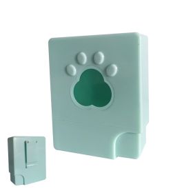 Outdoor Portable Mini Pet Feeder (Option: Light Blue-35mmx95mmx78mm)